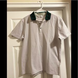 Versace Collection Mens Gray Polo Shirt